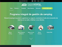 Tablet Screenshot of mastercamping.com